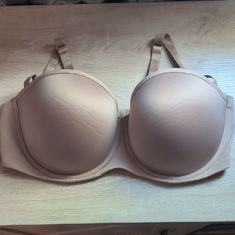 ThirdLove Tan T-Shirt Bra with Seamless Design and Underwire Support